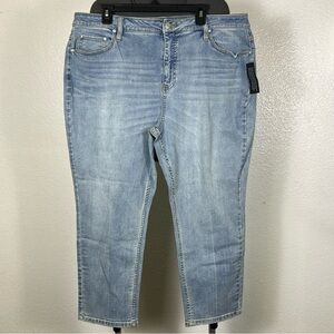 Candace Cameron Bure Light Blue Denim Jeans Size 20WP